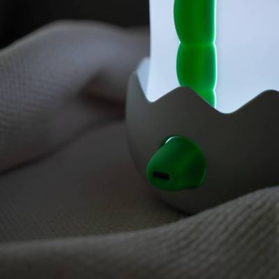 LED-Akku-Nachttischleuchte Diggy Dino, USB, RGBW von Niermann Standby
