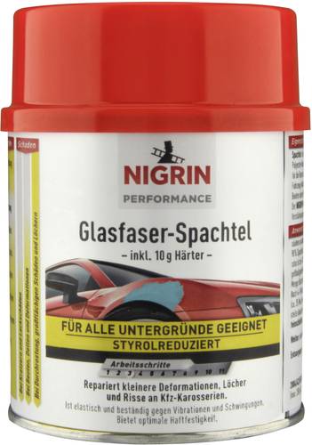 Nigrin Performance 72114 Glasfaser-Spachtel 500g von Nigrin