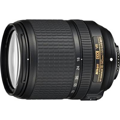 Nikon AF-S DX 18-140 mm 1:3,5-5,6G ED VR Reisezoom-Objektiv (67 mm Filtergewinde, bildstabilisiert) Schwarz von Nikon