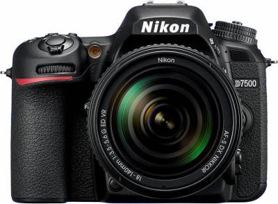 Nikon D7500 KIT AF-S DX Spiegelreflexkamera (AF-S DX 18-140 mm 1:3.5-5.6G ED VR, 20,9 MP, WLAN (Wi-Fi), Gesichtserkennung) von Nikon