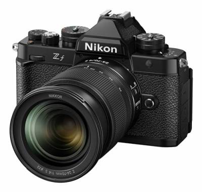 Nikon Z f Kit 24-70mm 1:4 S Vollformatkamera, 24.4MP, 4k Video, Pixel Shift, Gehäuse mit Magnesiumlegierung, Neig- und drehbarer Touch-Monitor von Nikon