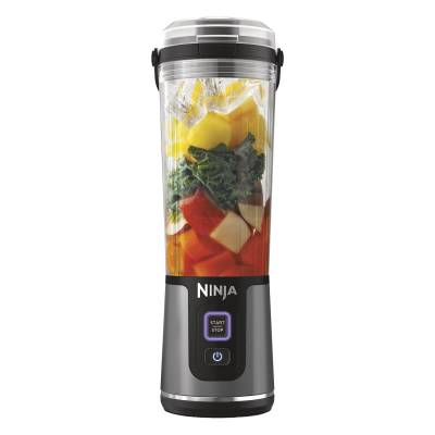 Ninja Blast BC151EUBK 2 Go | tragbarer kabelloser Mixer | 532 ml Kapazit?t | Smoothie- & Proteinshake Blender| sp?lmaschinenfest | Wiederaufladbarer Standfu? | 15 Mixvorg?nge von Ninja