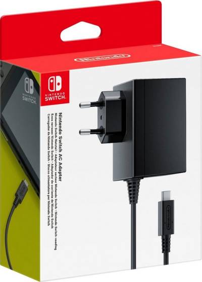 Nintendo Switch Netzteil Netzkabel, Typ F (Schuko), USB-C von Nintendo Switch