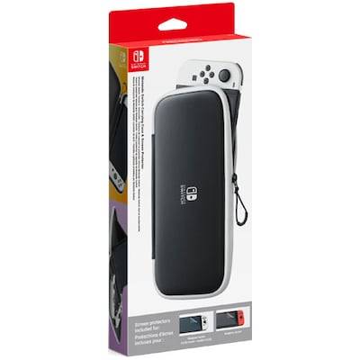 Nintendo Switch Tasche & Schutzfolie Schwarz-Weiß von Nintendo