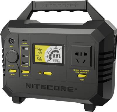 NC NES500 - Nitecore NES500, Powerstation, 500 W, USB-C von Nitecore