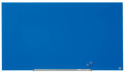 nobo Glas-Magnettafel Impression Pro Widescreen, 57, , blau von Nobo