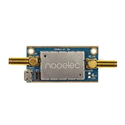 Nooelec SAWbird+ 2m Barebones - Premium Dual Ultra Low Noise Verstärker (LNA) und Saw Filtermodul für 2-Meter Amateurfunkband Anwendungen. 145MHz Mittenfrequenz von NooElec