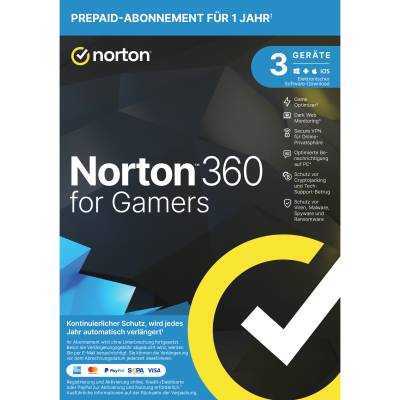 Norton 360 for Gamers [3 Geräte - 1 Jahr] von Norton