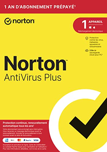Symantec Norton ANTIV Plus 2GB FR 1US 1 DE Amazon von Norton
