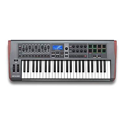 Novation Impulse USB/MIDI-Controller-Keyboard mit 49 Tasten und Buspower – Robuste, reaktionsschnelle Vollformat-Klaviatur mit Aftertouch und anschlagsdynamischen Pads für Mac und Windows. von Novation