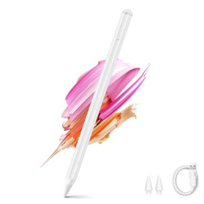 OBERSTER Stylus Pen für iPad mit Tastenschalter, Stylus Pen mit Neigungsspitze, Magnetischer Stylus Pencil Kompatibel für iPad 6/7/8/9/10, Pro 11"/12.9", Air 3/4/5, Mini 5/6 von OBERSTER