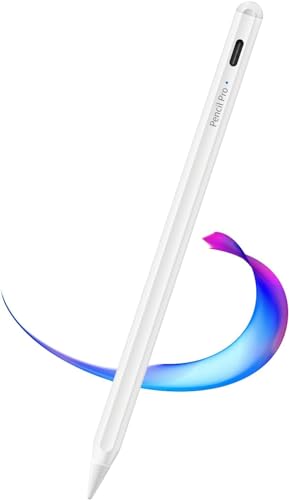 Stift für iPad 2018-2022,Pen Active Feinspitze mit Palm Rejection,Neigungsspitze Magnetische Pencil kompatibel mit 6/7/8/9,Pro 11/12.9, Air 3/4,Mini 5/6 (E-03) von OBERSTER