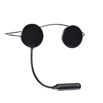OBEST Motorrad-Bluetooth-Headsetmit BT5.3, Motorrad Helm Headset, Freisprecheinrichtung, Lautsprecher für Musik, Mikrofon, Anrufsteuerung, Geräuschunterdrückung, für Kopfhörer, Montageclip von OBEST