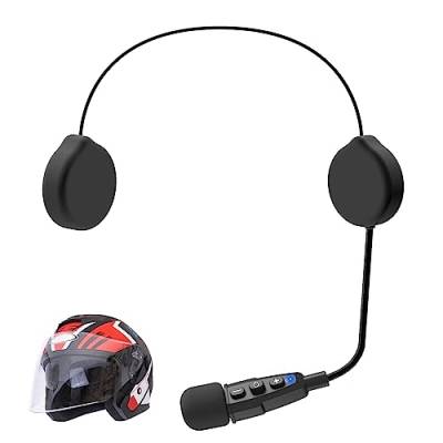 OBEST Motorradhelm Bluetooth Kopfhörer 5.1,Wasserdichter Drahtloser Lautsprecher Mit Geräuschreduktion und 3D Soundeffekt,Unterstützendes Walkie Talkie von OBEST