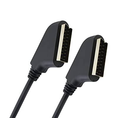 Oehlbach Easy Connect SE2000 - hochwertiges Scart-Kabel mit voller Beschaltung und 2-Fach Schirmung - 1,50 m schwarz von OEHLBACH