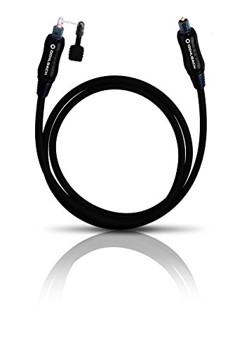 Oehlbach Opto Star Black 100 - Hochwertiges & Flexibles optisches Digitalkabel mit 3,5 mm LWL-Klinken Adapter - 1 m - schwarz von OEHLBACH
