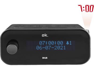 OK. OCR 170 PR DAB+ Radiowecker, DAB+, FM, Bluetooth, Schwarz von OK.