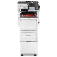 OKI MC853dnv Farblaserdrucker Scanner Kopierer Fax LAN A3 von OKI