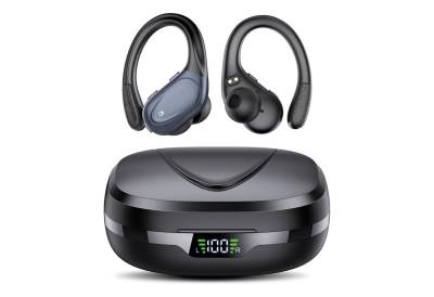 OKWISH Wireless Kopfhörer Headset Ohrhörer Earbuds Bluetooth HiFi Stereo Bluetooth-Kopfhörer (Lärmreduzierung, Bluetooth 5.3, Touch, Wasserdicht, Ladeetui mit LED Anzeige, Kabellos, Geräuschisolierung) von OKWISH