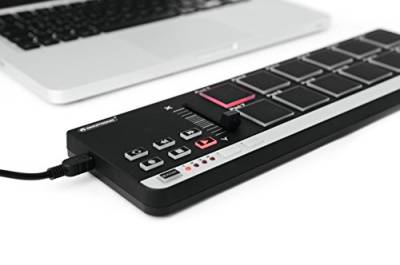 Omnitronic PAD-12 MIDI-Controller | USB-MIDI-Controller mit 12 Pads für Musiker, Produzenten und DJs | Performe und komponiere egal wo, egal wann von OMNITRONIC