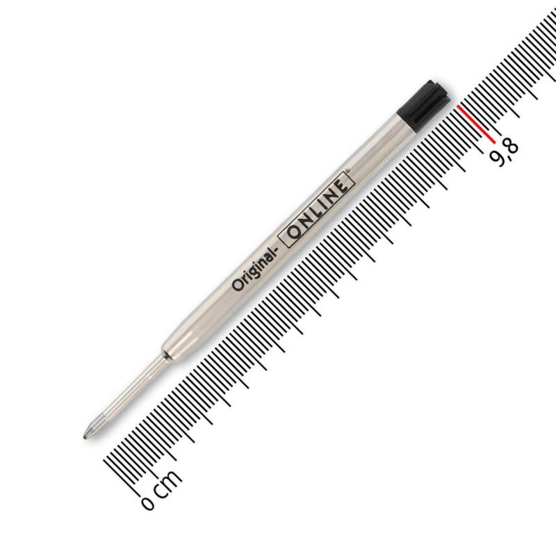 ONLINE® Kugelschreibermine Int. Großraummine M, schwarz 0.6 mm M (mittel) Sch... von ONLINE®