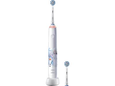 ORAL-B Pro Junior 6+ Frozen Elektrische Kinderzahnbürste Weiß, Reinigungstechnologie: Oszillierend / Rotierend (2D) von ORAL-B