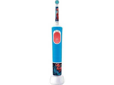 ORAL-B Pro Kids 3+ Spiderman Elektrische Kinderzahnbürste Blau, Reinigungstechnologie: Oszillierend / Rotierend (2D) von ORAL-B