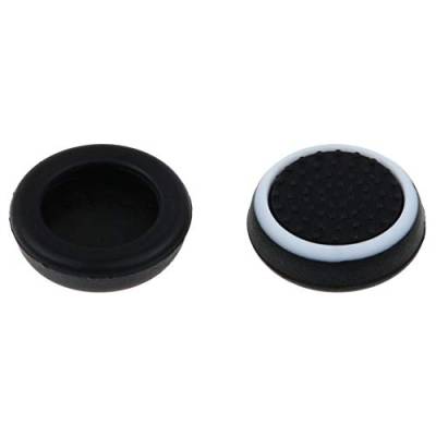OSTENT 8 x Analog Joystick Button Protector kompatibel für Sony PS4 Wireless Controller - Farbe schwarz und weiß von OSTENT