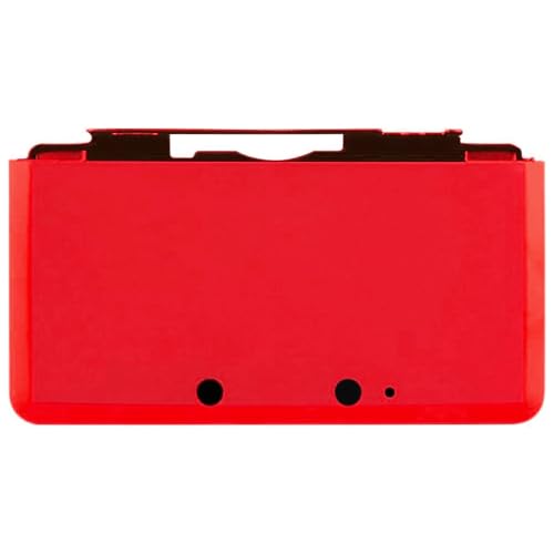 OSTENT Anti-Shock Hard Aluminium Metal Box Cover Case Shell Kompatibel für Nintendo 3DS Konsole, Farbe Rot von OSTENT