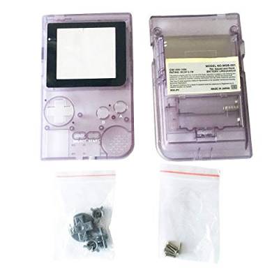 OSTENT Full Housing Hülle Tasche Ersatz für Nintendo GB Game Boy Pocket Konsole Farbe klar lila von OSTENT