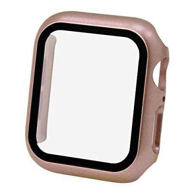 OcioDual Schutz mit gehärtetem Glas, kompatibel mit Apple Watch 4/5/6 und SE (44 mm) Rose Gold von OcioDual