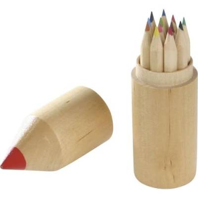 Bunte Bleistifte - 12 Stück im Holzetui in Form eines Bleistifts von OgniBene s.r.l.s.