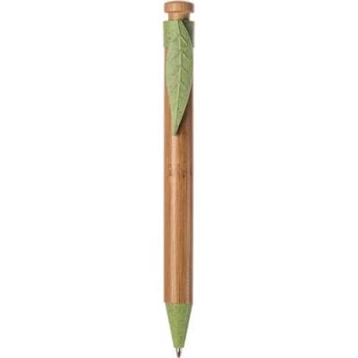 OgniBene s.r.l.s. Kugelschreiber aus Bambus und Weizenblatt+ABS - 10 Einheiten - Artikelmaße (cm): 14,3 cm. von OgniBene s.r.l.s.
