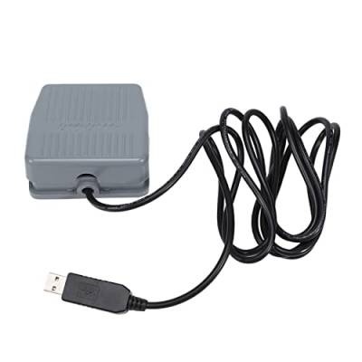 Oikabio Fußschalter USB Tastaturpedal für PC Computer Aktionsschalter USB Steuertaste Funktionen PC-Maus von Oikabio
