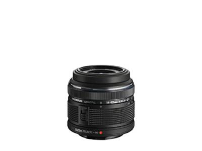 Olympus M.Zuiko Digital 14-42mm F3.5-5.6 II R Objektiv, Standardzoom, geeignet für alle MFT-Kameras (Olympus OM-D & PEN Modelle, Panasonic G-Serie), schwarz von Olympus