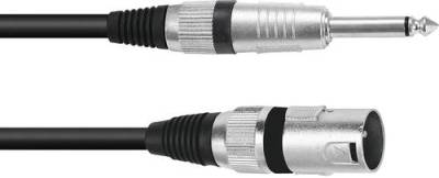 Omnitronic 3022519D XLR Adapterkabel [1x XLR-Stecker 3 polig - 1x Klinkenstecker 6.3mm (mono)] 10.00 von Omnitronic