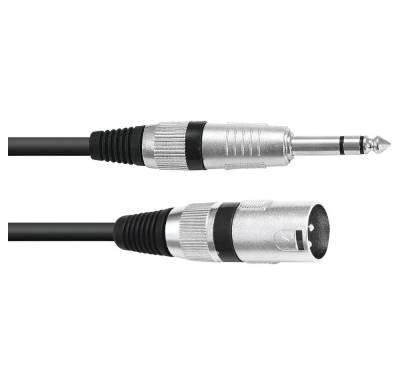 Omnitronic Omnitronic 30225197 XLR Adapterkabel [1x XLR-Stecker 3 polig - 1x Klin Audio-Kabel, (5.00 cm) von Omnitronic