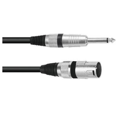 Omnitronic Omnitronic 3022519D XLR Adapterkabel [1x XLR-Stecker 3 polig - 1x Klin Audio-Kabel, (10.00 cm) von Omnitronic