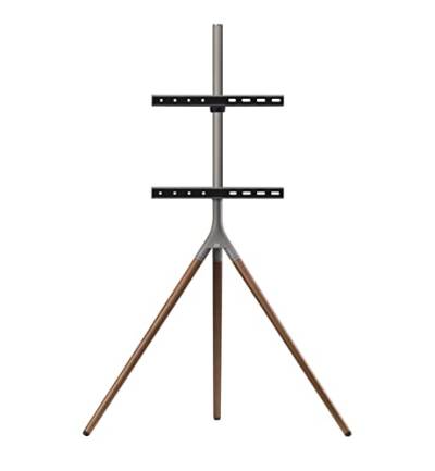 One For All Universelles Tripod TV-Stativ - Bildschirmgrößen 32-65'' - LCD/LED/Plasma/OLED/QLED-TV-Geräte/schwenkbar um 360° - Höhenverstellbar - VESA 400x400 - elegantes Design - WM7471 von One for All