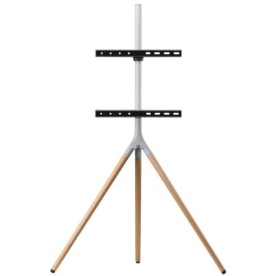 One For All Universelles Tripod TV-Stativ - Bildschirmgrößen 32-65'' - LCD/LED/Plasma/OLED/QLED-TV-Geräte/schwenkbar um 360° - Höhenverstellbar - VESA 400x400 - elegantes Design - WM7472 von One for All