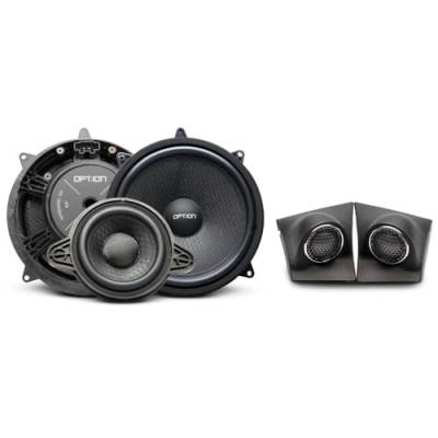 Option Lautsprecher kompatibel mit Mercedes Sprinter W907 (W910/VS30) - Plug% Play Front 2-Wege Lautsprechersystem inkl. Center-Speaker von Option