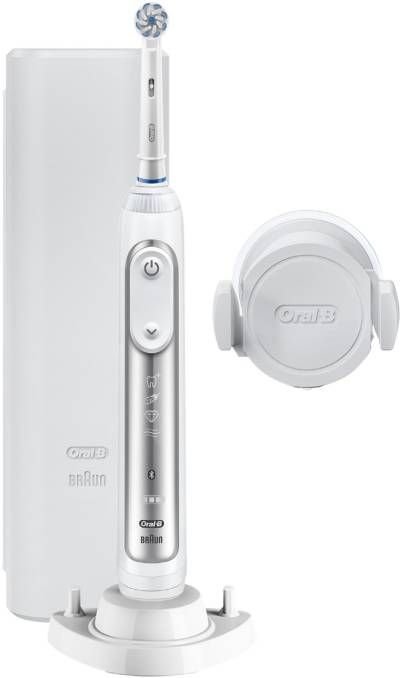 Braun Oral-B Genius 8100S Elektrische Zahnbürste silber von Oral-B