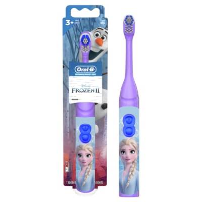 Oral-B Pro-Health Jr. Battery Powered Kid's Toothbrush featuring Disney's Frozen, Soft, 1ct, Styles May Vary von Oral-B