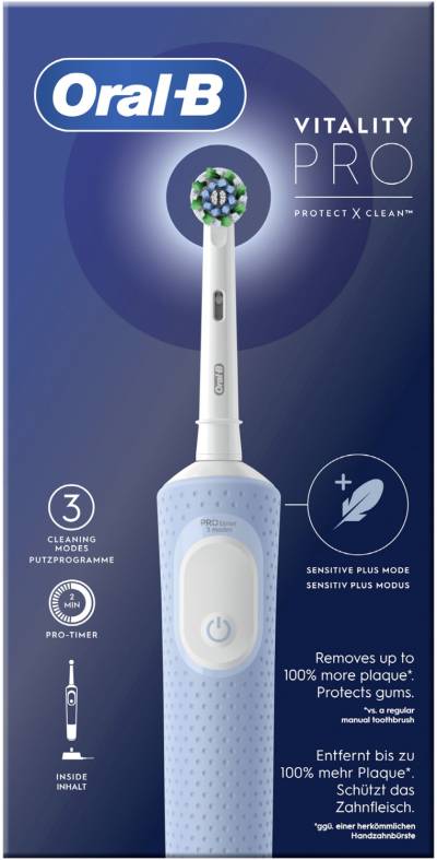 Vitality Pro D103 Hangable Box Elektrische Zahnbürste blau von Oral-B