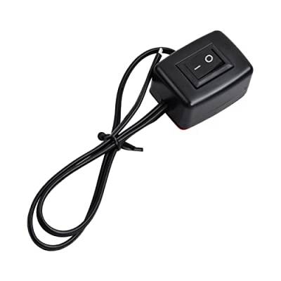 Orenge Paste Typ Schalter Knopf EIN/Aus Schalter DIY Auto Stick Schalter Kippschalter 12V/24V mit 50cm Kabel Universal Druckschalter für Auto Motorrad Nebelscheinwerfer Scheinwerfer LED Lichtleiste von Orenge