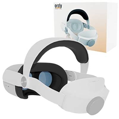 Kopfband, kompatibel mit Meta Quest 2, verstellbarer Kopfriemen im Elite-Stil, verbesserte komfortable Unterstützung, VR-Headset-Zubehör-Lösung – Kopfband-Zubehör nur von Orzly von Orzly