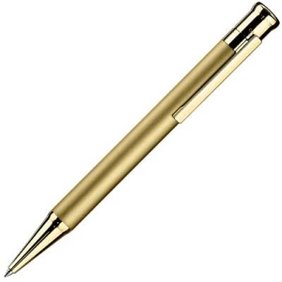 Otto Hutt Design 04 Kugelschreiber in Gold, aus Metall hergestellt, Länge: 13.3cm, Durchmesser 10.8mm, Gewicht 42.1gr, 001-11621 von Otto Hutt