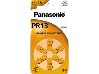 PANASONIC 2A712149 PR-13(48) 48 Knopfzelle, Zink-Luft, 1.4 Volt von PANASONIC