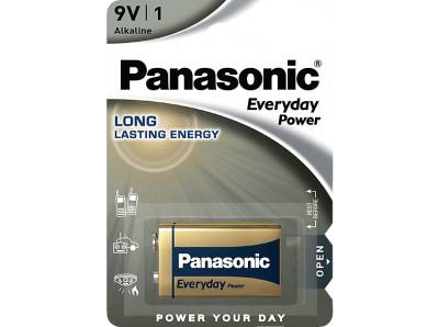 PANASONIC 6LF22EPS/1BP E-Block Batterie, Alkaline, 9 Volt 1 Stück von PANASONIC