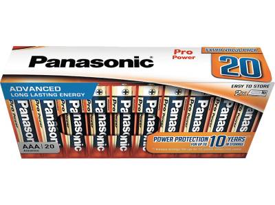 PANASONIC LR03PPG/20CB AAA Batterie, Alkaline, 1.5 Volt von PANASONIC